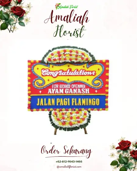 Sewa Papan Bunga Kuta Malaka
